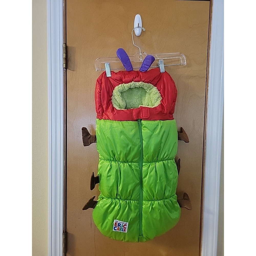 Eric Carle Hungry Caterpillar Infant Bunting Car Seat Cover Stroller Mint